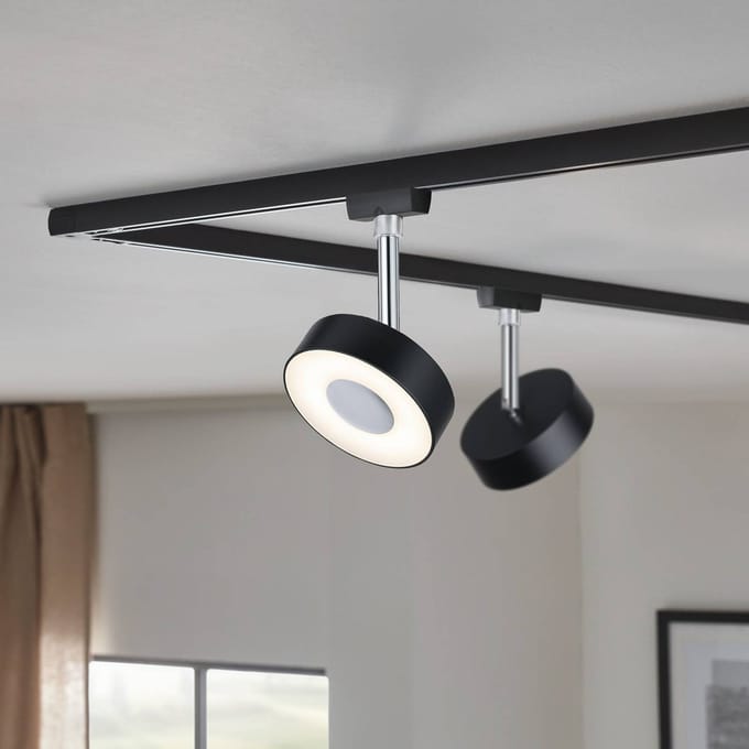Paulmann Circle 230V-railsysteem lamp URail 5 W LED Zwart (mat)