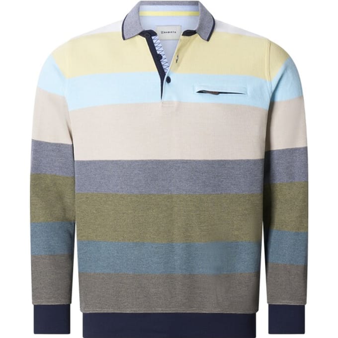 Babista herren Sweatshirt - 56/58 - geel - Plus Size