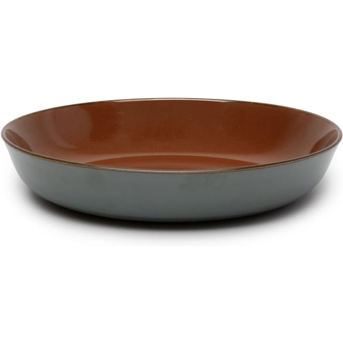 Serax Anita Le Grelle Serveerschaal - M - 21 cm - Rust/smokey blue