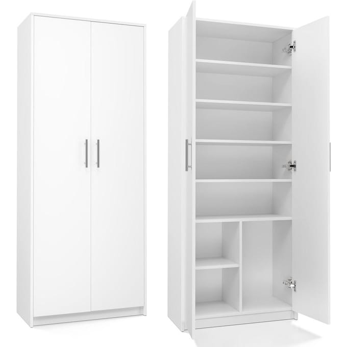 Oliv 2D WIT boekenrek