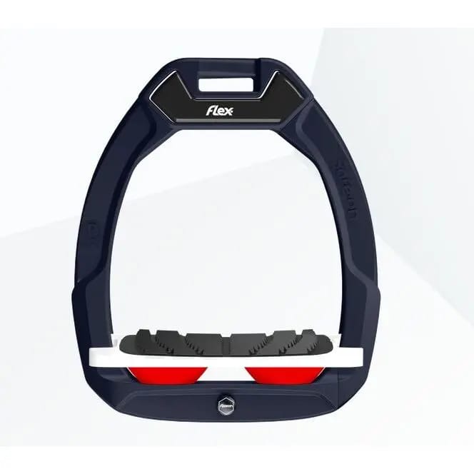 Veilige stijgbeugels met hellend grip Groen/Wit/Rood Flex-On Safe-On