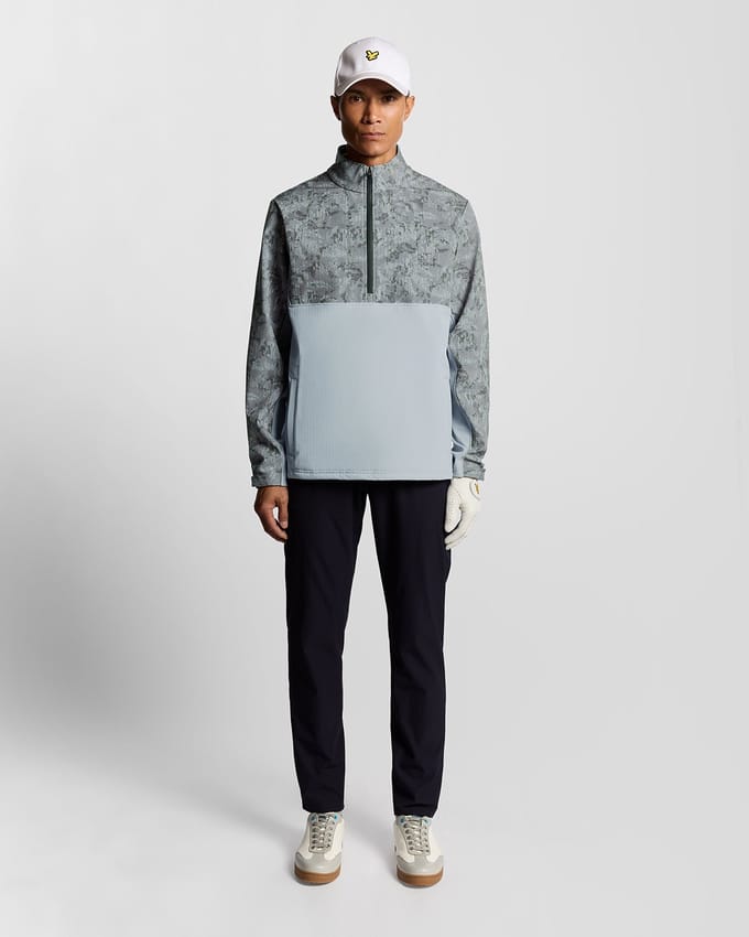 Windbreaker 1/2 rits Lyle & Scott