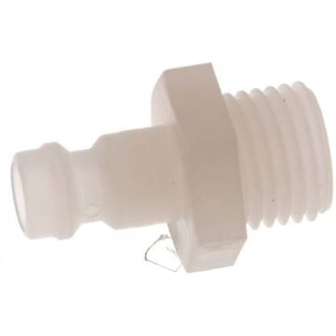 PVDF DN 5 Koppeling Insteeknippel G 1/4 inch Buitendraad