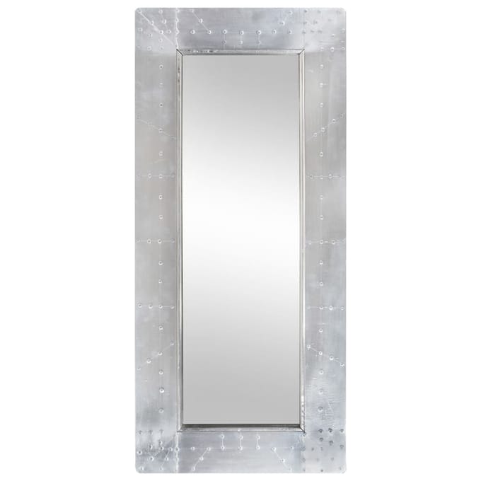 vidaXL - Spiegel - luchtvaartstijl - 110x50 - cm - metaal