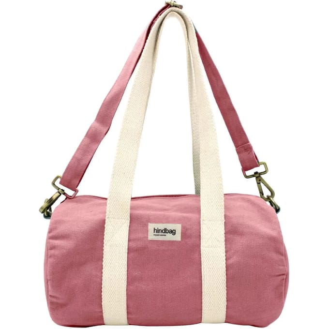 Hindbag Simon mini - weekendtas - biologisch katoen - GOTS -Roze