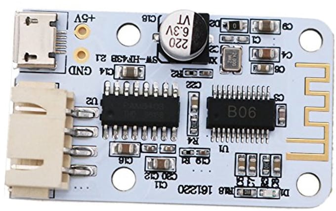 Audio Versterker Module - Bluetooth Ontvanger - Muziek Streamen - Compact Ontwerp - 40 x 25 mm - Groen
