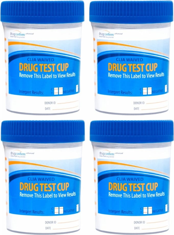 Testjezelf.nu Drugstest CUP + Anti Fraude 4 stuks