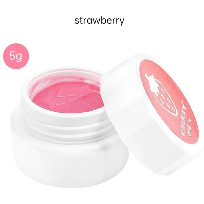 Professionele wimperlijmverwijderaar 5g Fruitsmaakverwijderaar Crème voor wimperextensionsverwijderaar Make-uptools