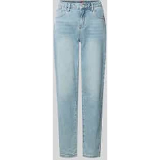 mom fit jeans in 5-pocketmodel model 'Carrot'