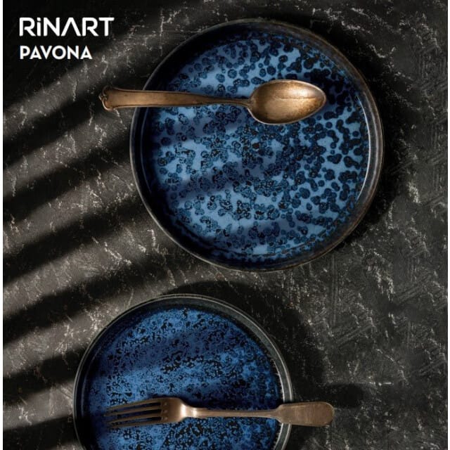 Rinart Serveerschaal - Pavona - Porselein - 34 cm - set van 2
