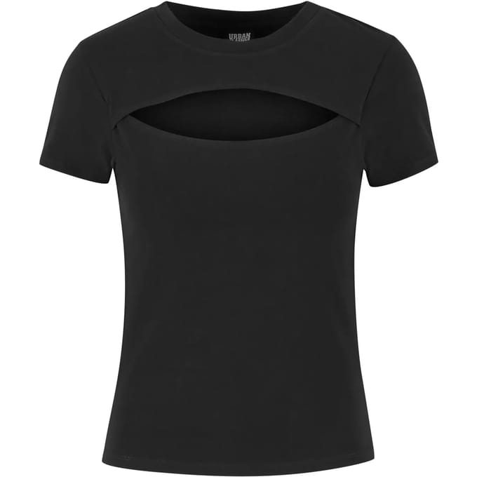 Urban Classics - Short Cut Out Top - XS - Zwart