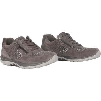 Gabor rollingsoft sensitive 76.968.30 - dames rollende wandelsneaker - Grijs - maat 42 (EU) 8 (UK)