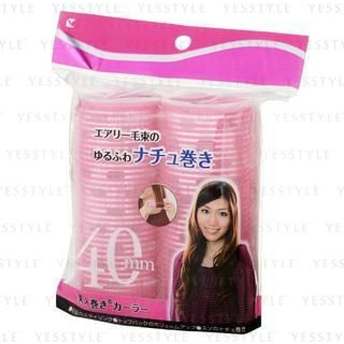 LUCKY TRENDY - Self Adhesive Aluminum Roller 40mm 2 pcs - Pink 114-01A