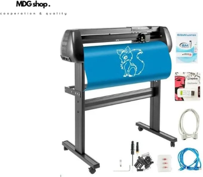 Vinyl snijmachine - Snijplotter - Inclusief USB en Serial ports - 50 x 100 x 104 cm