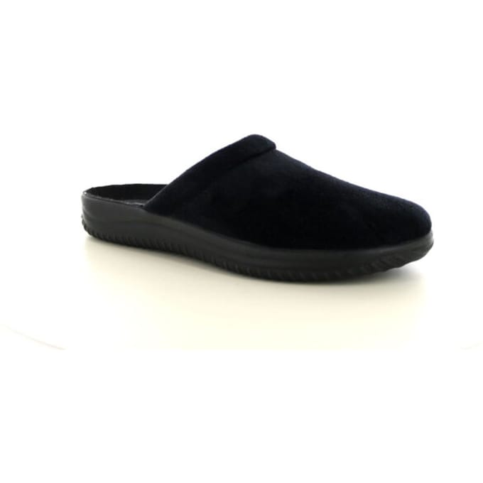 Rohde Pantoffels zwart Textiel 370435