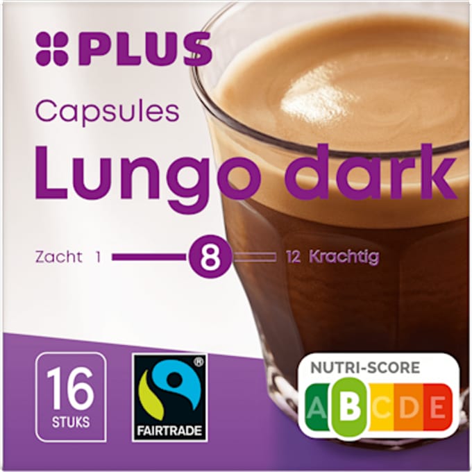 Koffiecapsules lungo dark fairtrade