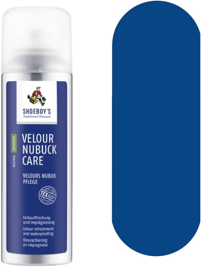 shoeboy's suede-nubuck spray - donker blauw