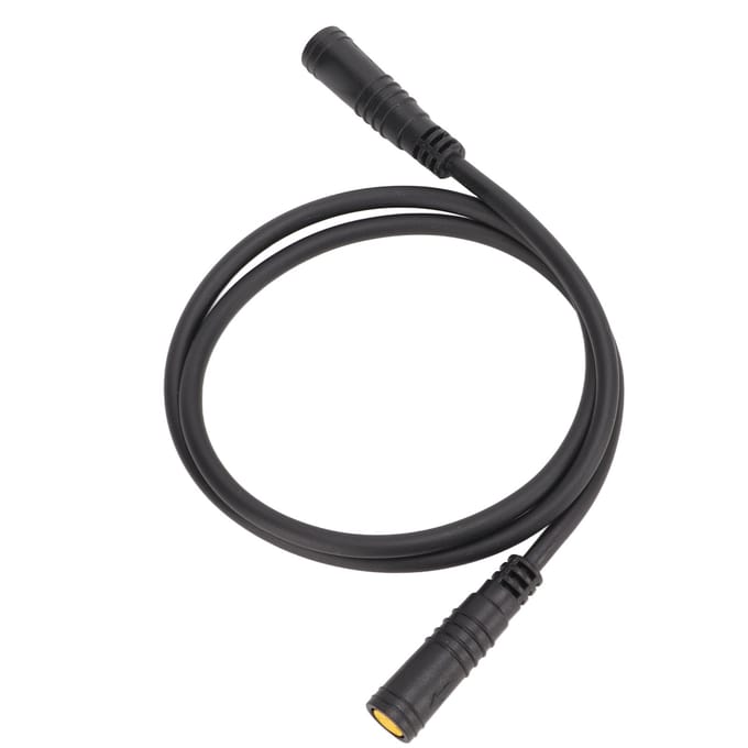 Câble d'extension pour vélo électrique Câble d'extension 3 broches pour frein de vélo électrique Accessoire de modification pour Bafang 3-pin Female Connector black