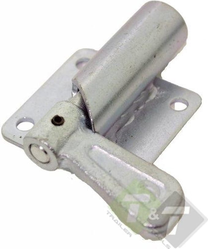 Trekgrendel met plaat links, lengte uitstekende pen 13.5mm, dikte 10mm