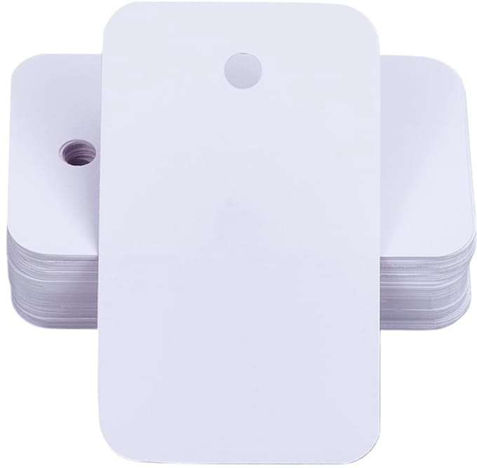 Waterdichte Verzendlabels - Beschrijfbare Plastic Labels - 200Stuks 3x5cm Wit