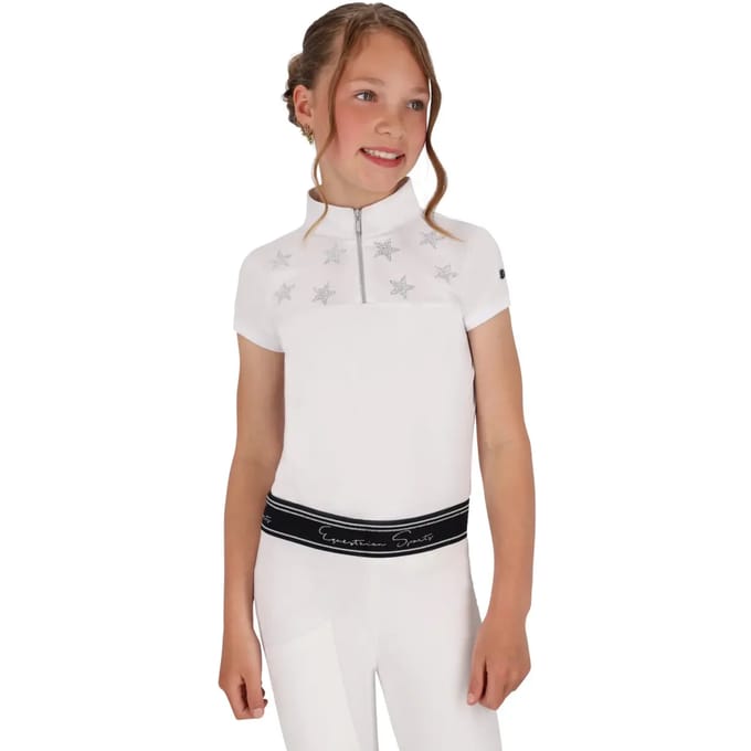 Wedstrijdpolo voor meisjes QHP Jipp