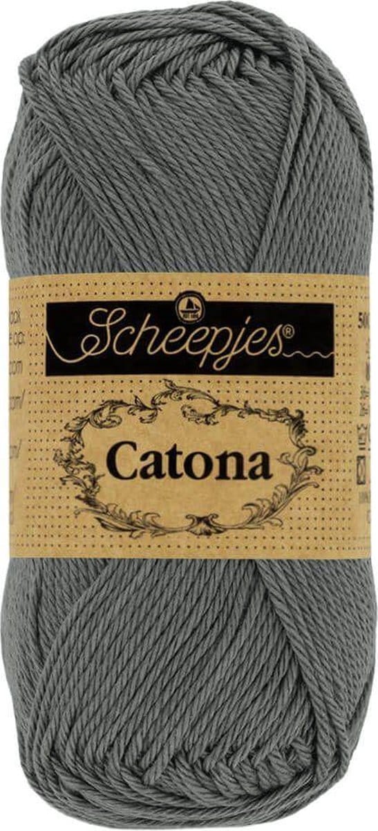 Scheepjes Catona 10gr - 501 Anthracite
