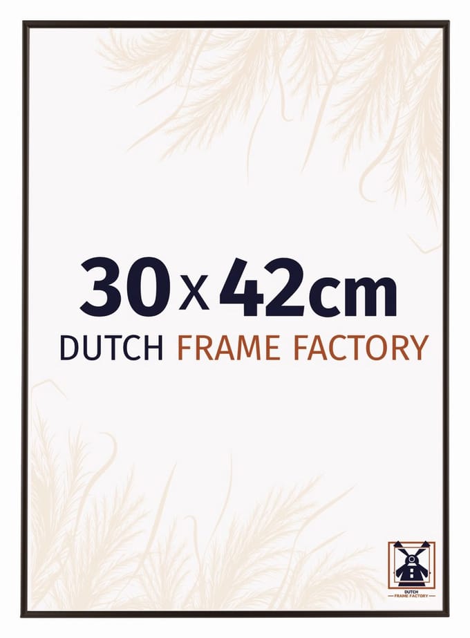 Fotolijst 30x42 cm - Kunststof - Antraciet - Easy
