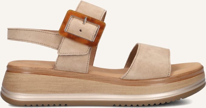 Gabor 744.4 Sandalen - Dames - Camel - Maat 40,5
