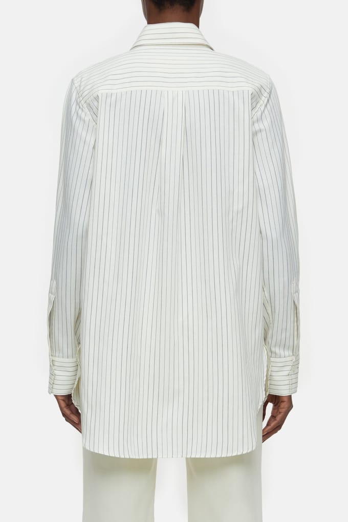 Closed Boyfriend Shirt Ivory Size: S | Long-Sleeved Tops Outlet | Dames | Wit