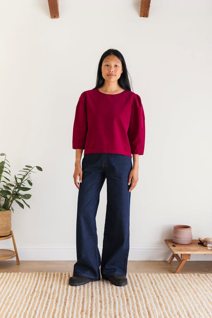 TWOTHIRDS Hildasay Shirts Redbud Taglia: S | Maglie a manica lunga Outlet | Donna | Rosso