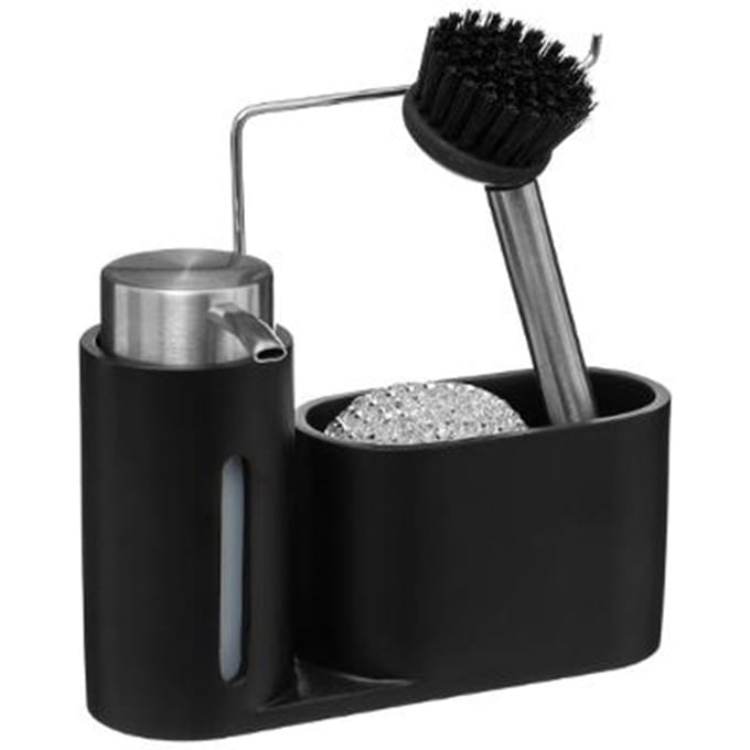 Eazy Living Gootsteenorganizer Met Zeepdispenser Harbin Zwart