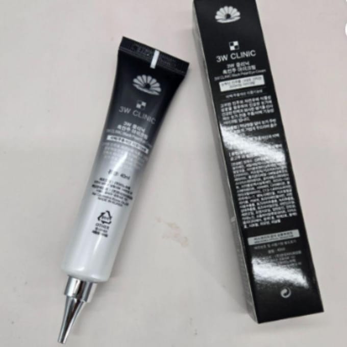 3W CLINIC Zwarte Parel Oogcrème, 1 stuk, 40ml black