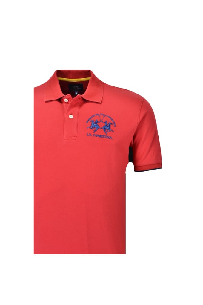 La Martina Korte Mouwen Piquet Stretch Polo Shirt