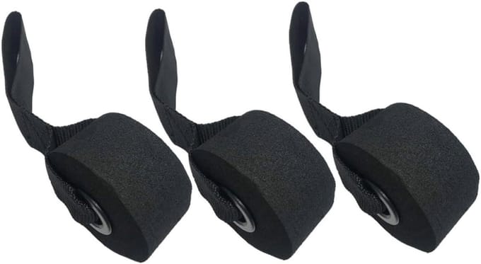 Deuranker Set - Trainingsband Houder - Thuis Trainen - Beschermt Deuren - 3 Stuks - Zwart