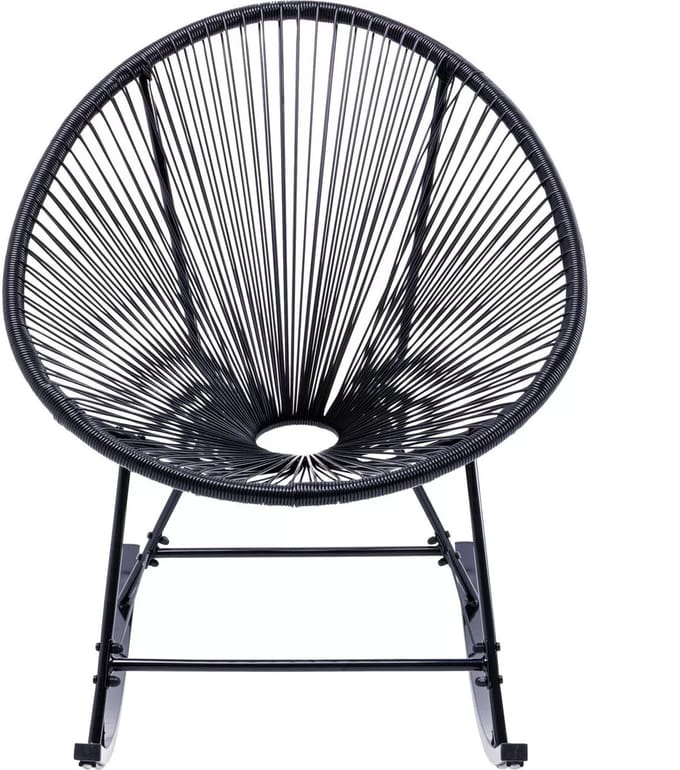Schommelstoel Acapulco zwart Kare Design