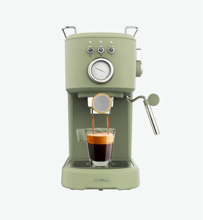 Express Coffee Machine Cecotec Power Espresso 20 Retro 1100 W