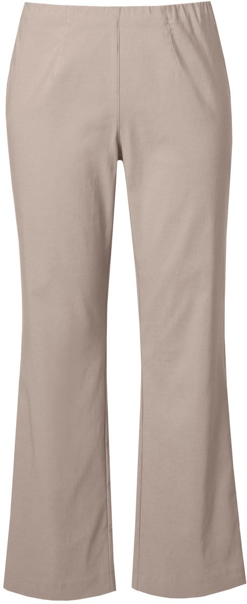 Ulla Popken - Dames - Bengalin broek - Cement - Maat 56
