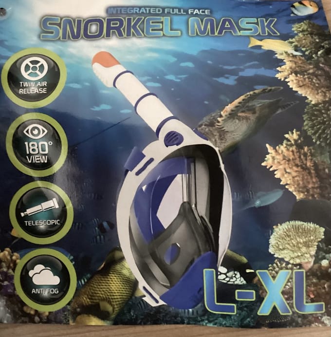 Snorkel mask maat L / XL
