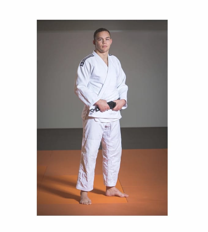 Judopak Adidas Champion | IJF-goedgekeurd | Wit (Maat: 165)