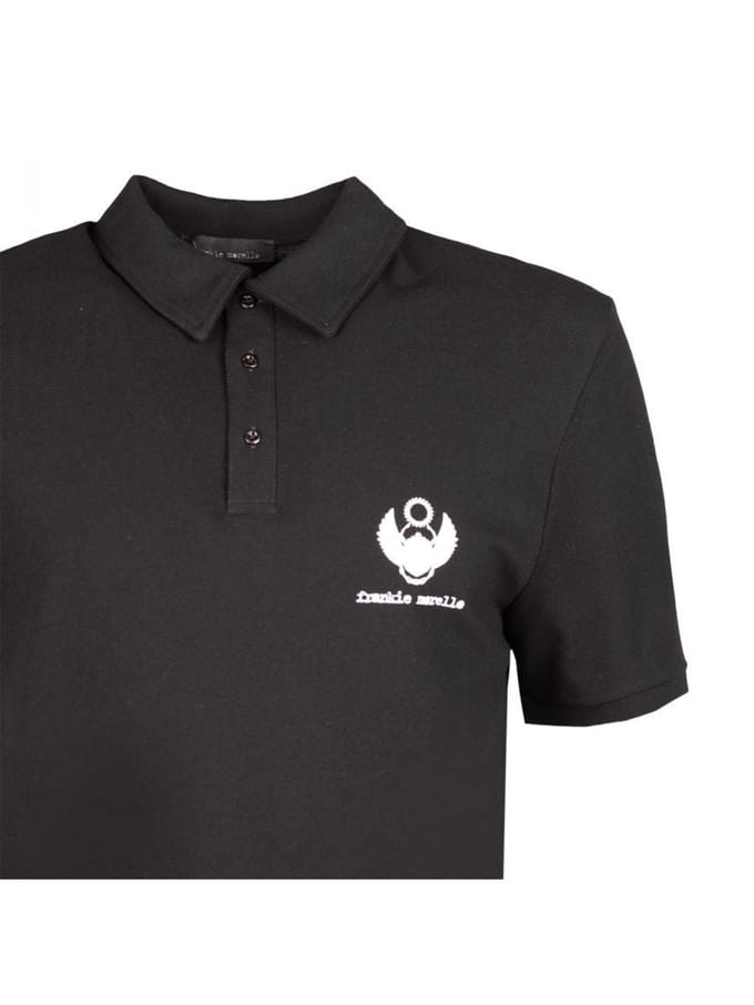 Frankie Morello Poloshirt Mannen zwart