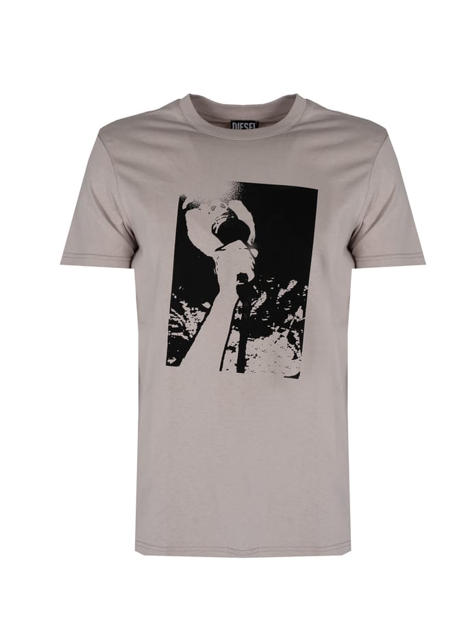 Diesel T-Shirt Just Mannen beige