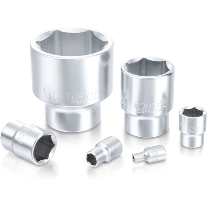 Toptul 3/8" Dopslagsleutel 22mm - 30mm Lengte