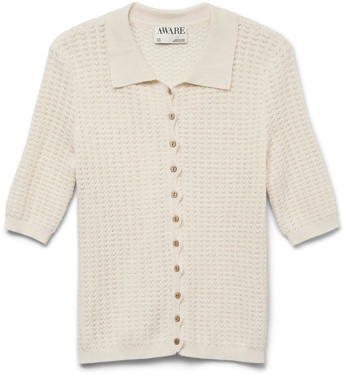 Vero Moda Panama Cardigan Beige M Vrouw