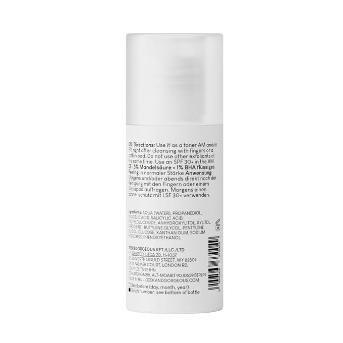 Geek & Gorgeous Schil Vrolijk op Gezichtspeeling Unisex 30 ml