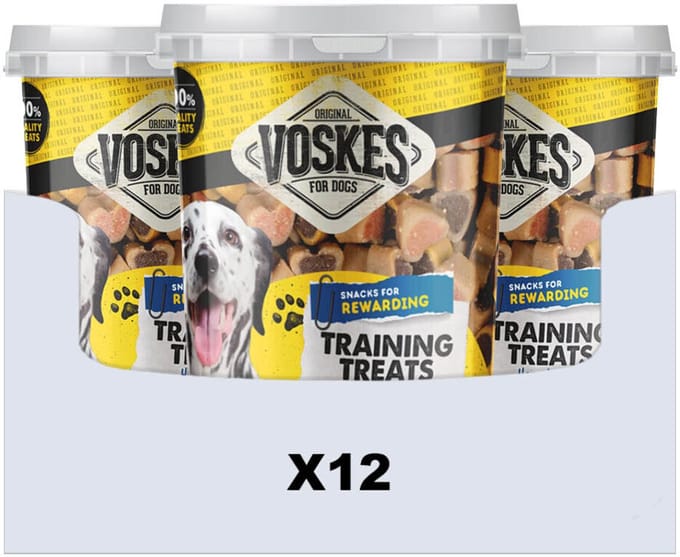 Voskes Hondensnack Training Mix Hart - 12 x 500 gr - Voordeelverpakking