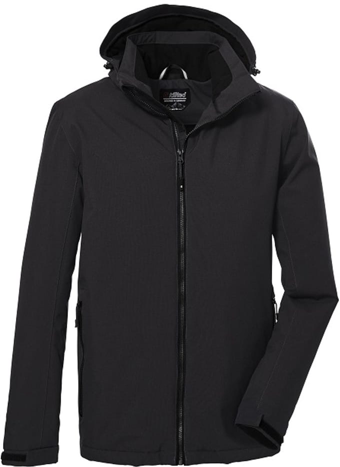 Killtec heren winterjas - 39705 - antraciet - functionele winterjas - maat S