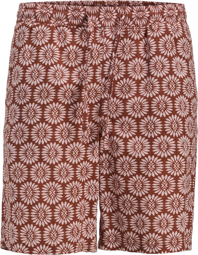 JACK&JONES - JPSTJAIDEN SEERSUCKER AOP SHORT SRT - Heren - Bermuda shorts