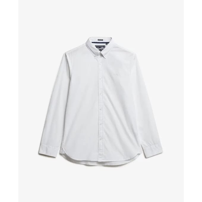 Superdry - Essentials Tailored Lite overhemd - Heren - Lange mouwen shirts