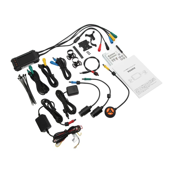 Enregistreur de conduite de moto Double objectif 150 degrés Grand angle Étanche IP67 WIFI avec module GPS
