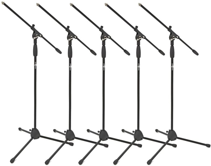 Boomarm Mic Standaard van Gear4music, 5 Stuks